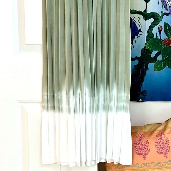 NWT Staud Ellison Midi Dress Jade Tie Dye 🌟Rare🌟 - Picture 15 of 16